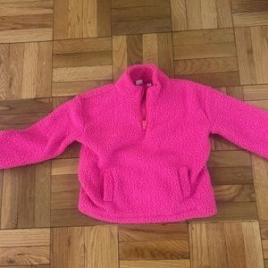 Gap pink fuzzy sweater